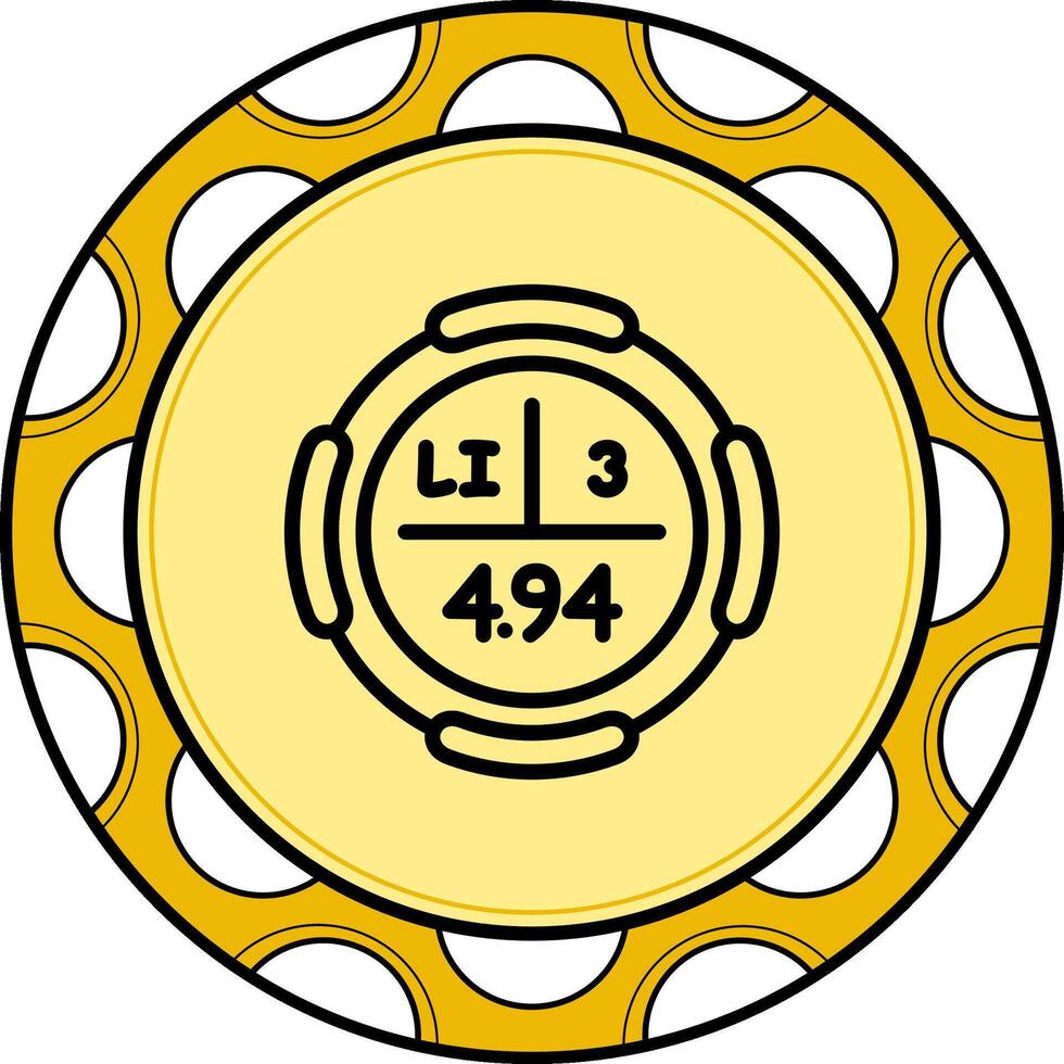 Lithium Elegant Digital Design Object vector