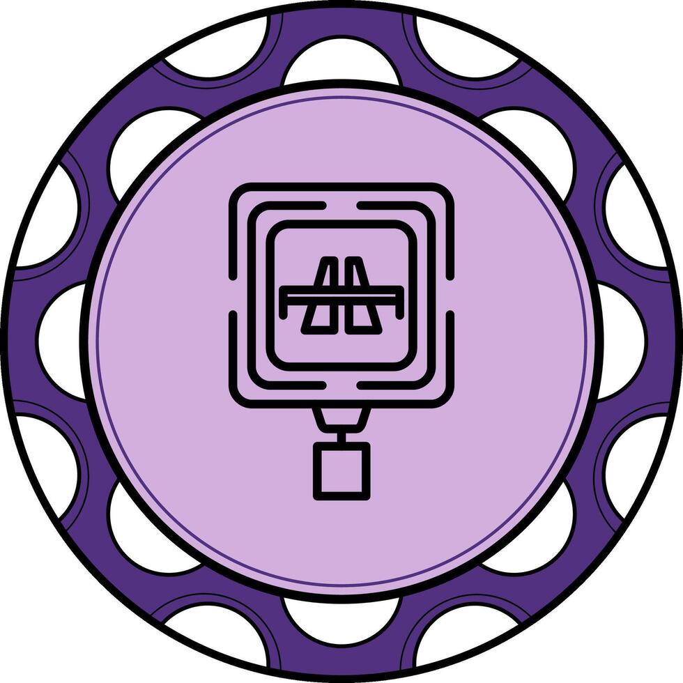 Toll Bridge Modern UI Graphic Feature vector