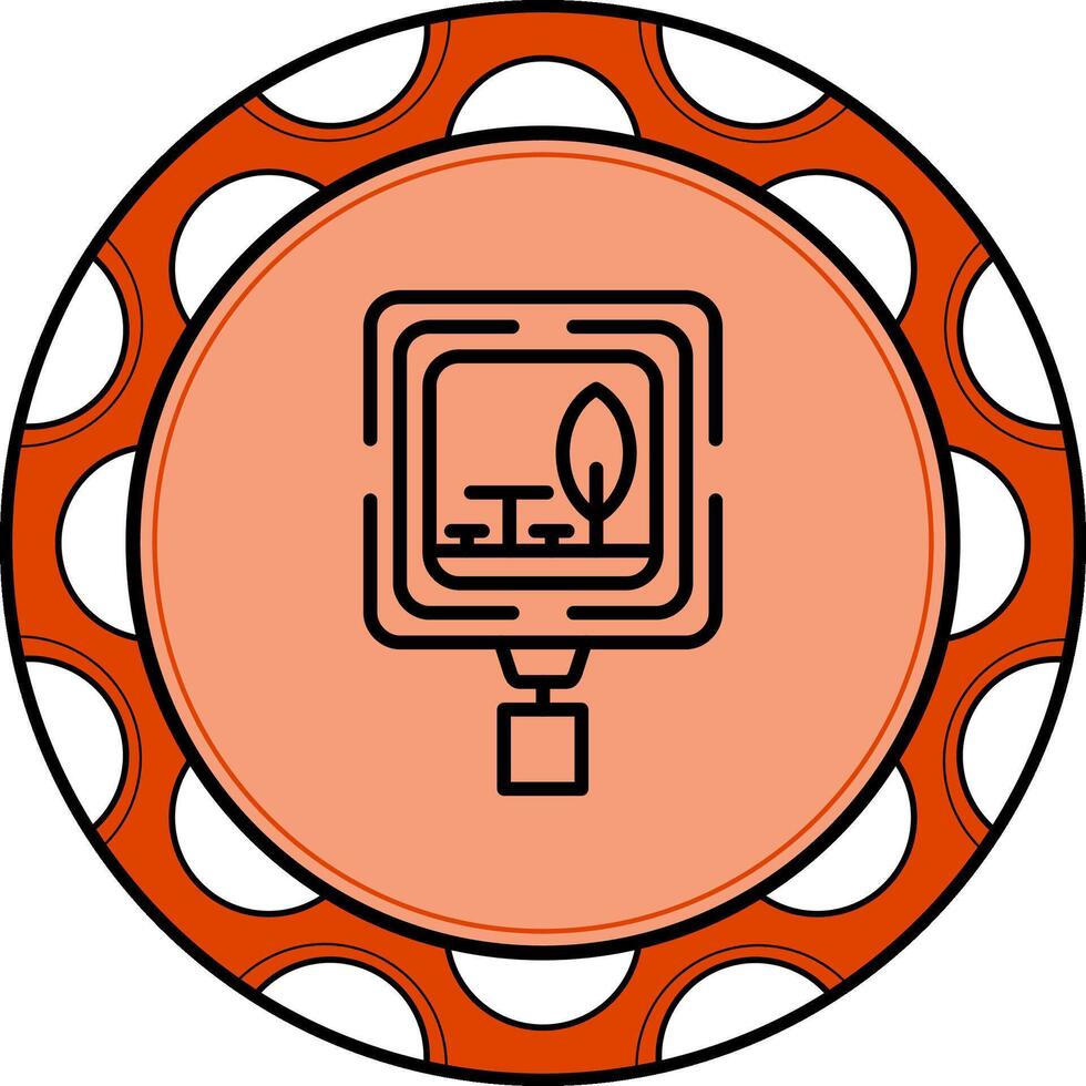 Rest Area Dynamic Web Graphic Object vector