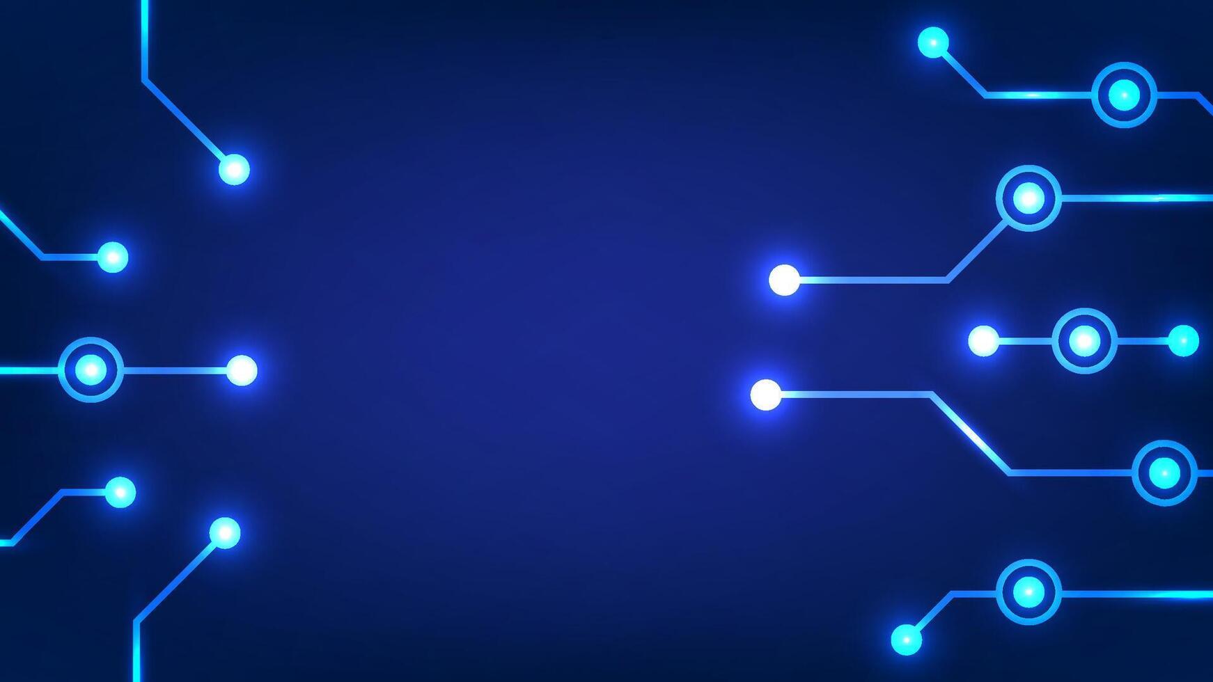 Digital technology circuit background. Data system network concept. Design for futuristic circuit board. vector
