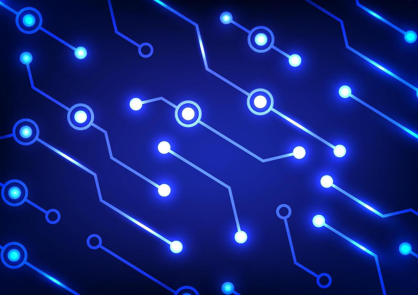 Digital technology circuit background. Circuit board data system network concept. Design for futuristic light glow and electronic. vector