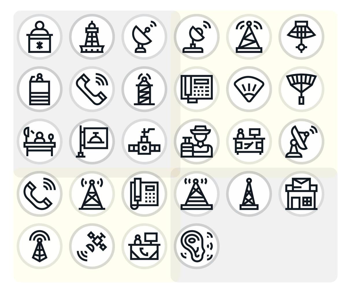 28 Bold Line Icons designed for Reception in 256x256 Editable format vector