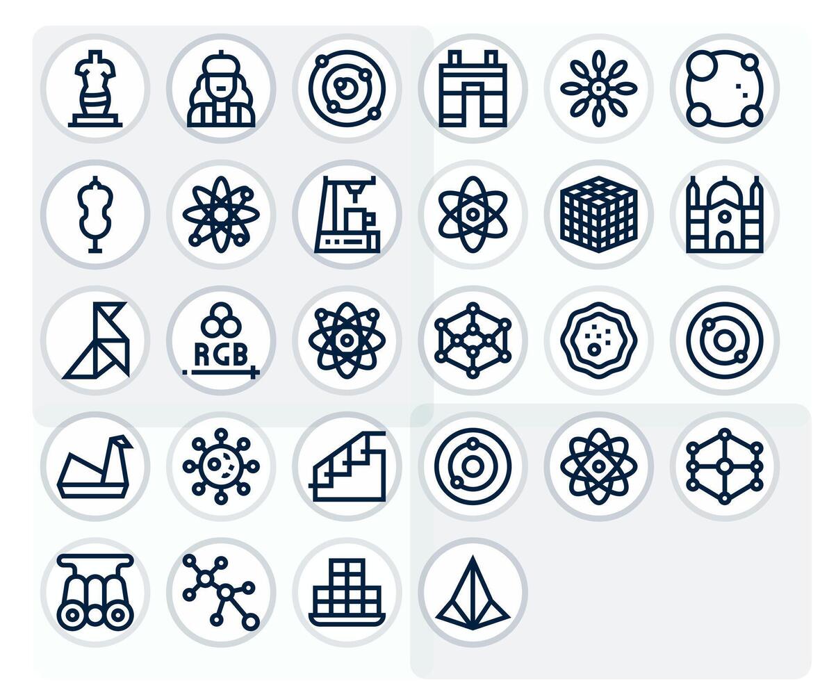 28 Editable Icons themed around Model in High Resolution Bold Line format vector