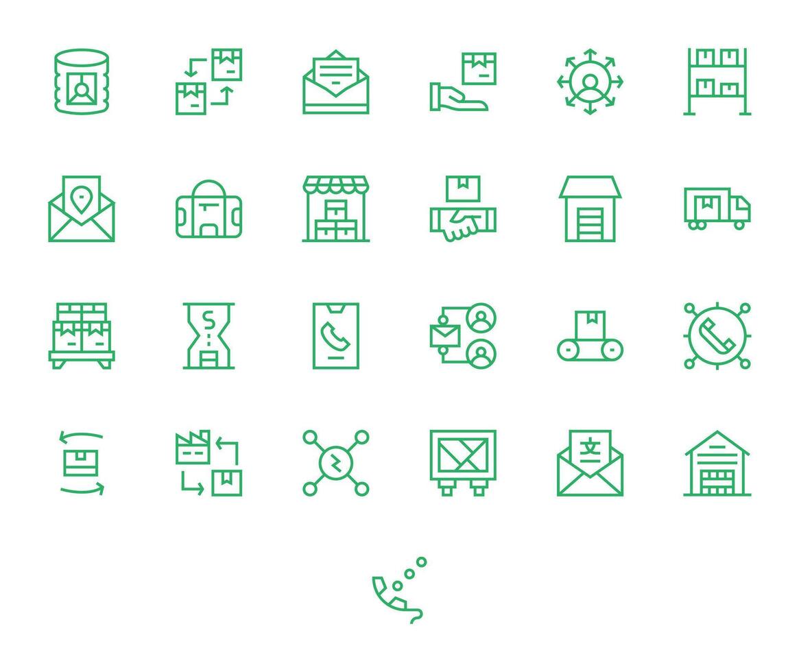 25 Icons inspired by Inbound in Pixel Optimized Retina Ready Regular Line quality vector