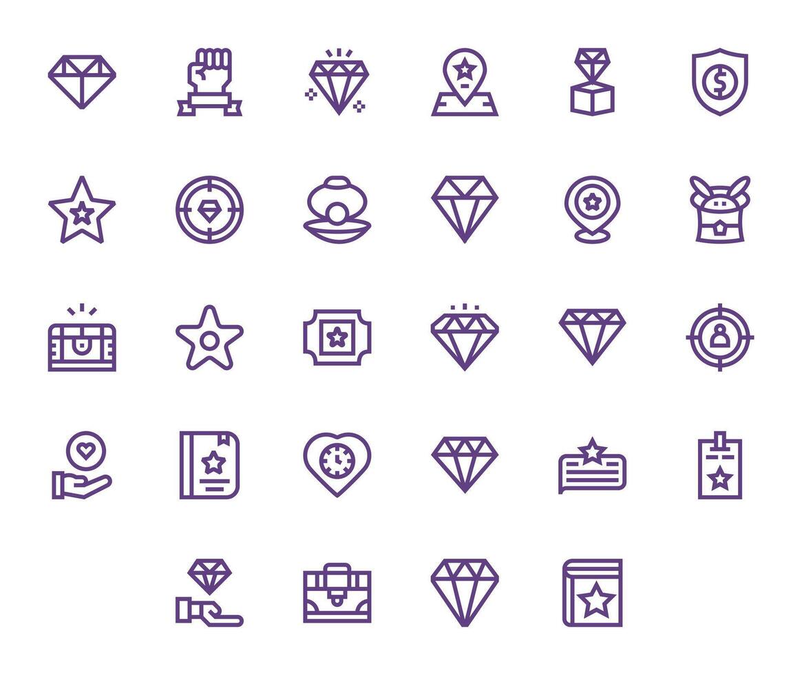 Valuable Icon Toolkit featuring 28 Pixel Optimized High Resolution Bold Line elements vector