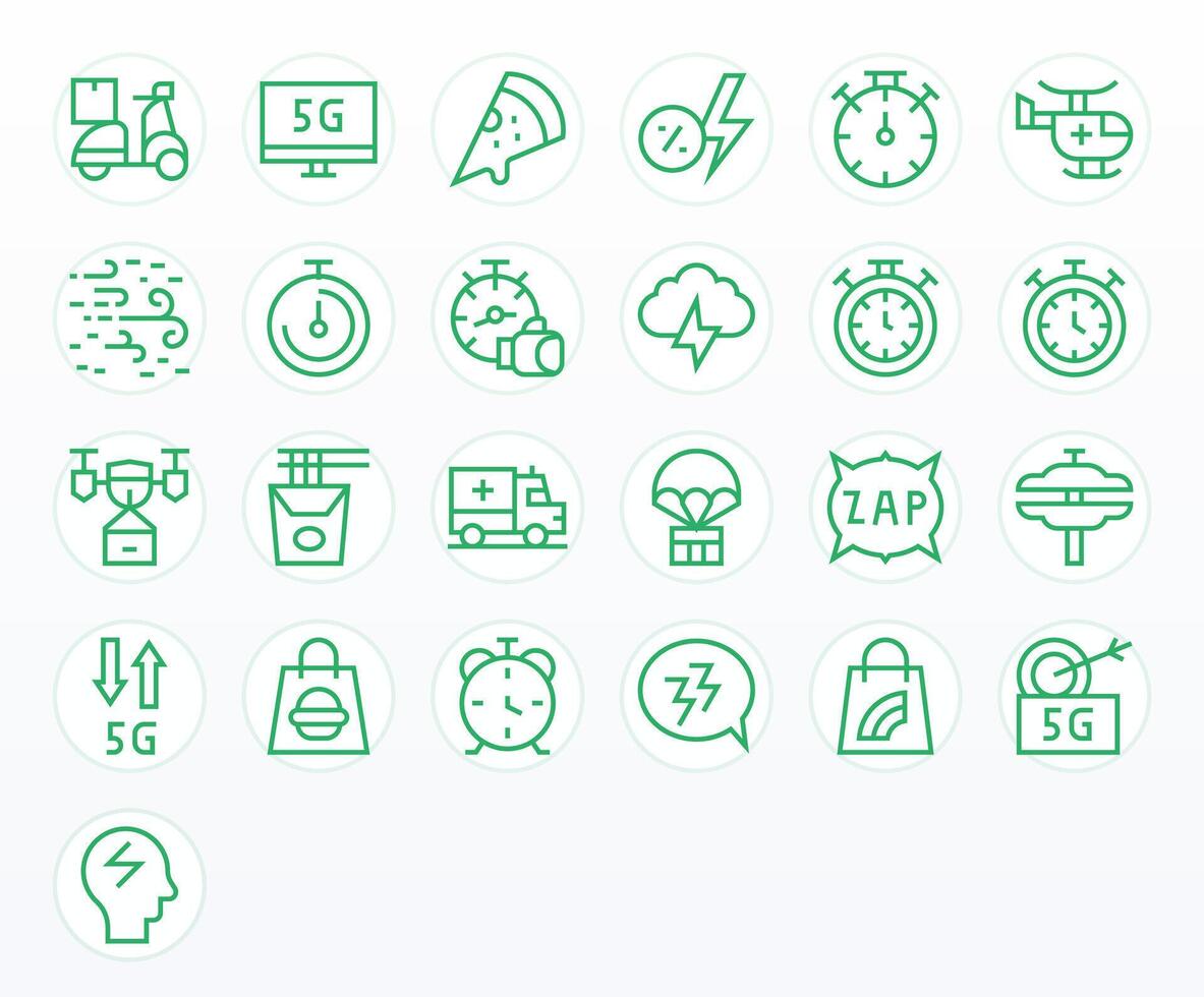 25 Display Perfect Regular Line Icons designed for Fast Interface vector