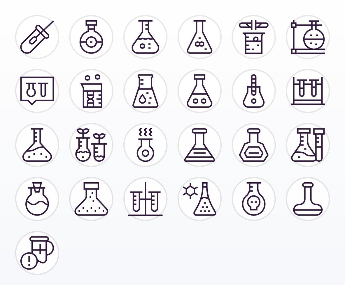 regular línea píxel Perfecto íconos desde cubilete conjunto con 25 128x128 íconos vector