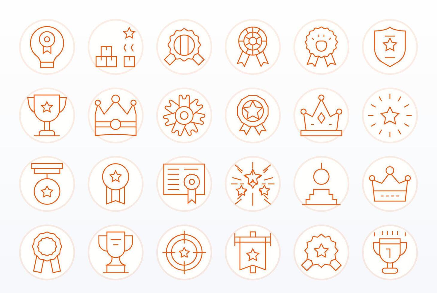 Excellence Graphics Pack including 24 Thin Line High Resolution PIXEL Perfect Icons vector