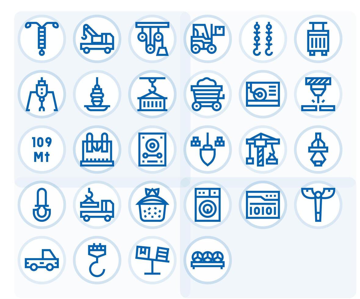 Load Icon Toolkit featuring 28 Pixel Aligned Retina Ready Bold Line elements vector