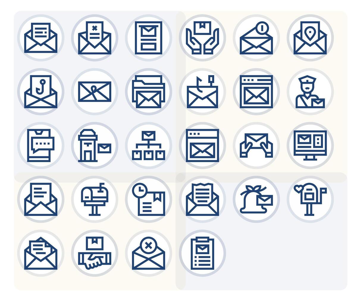 Mail Icon Repository containing 28 Bold Line 256x256 Display Perfect graphics vector