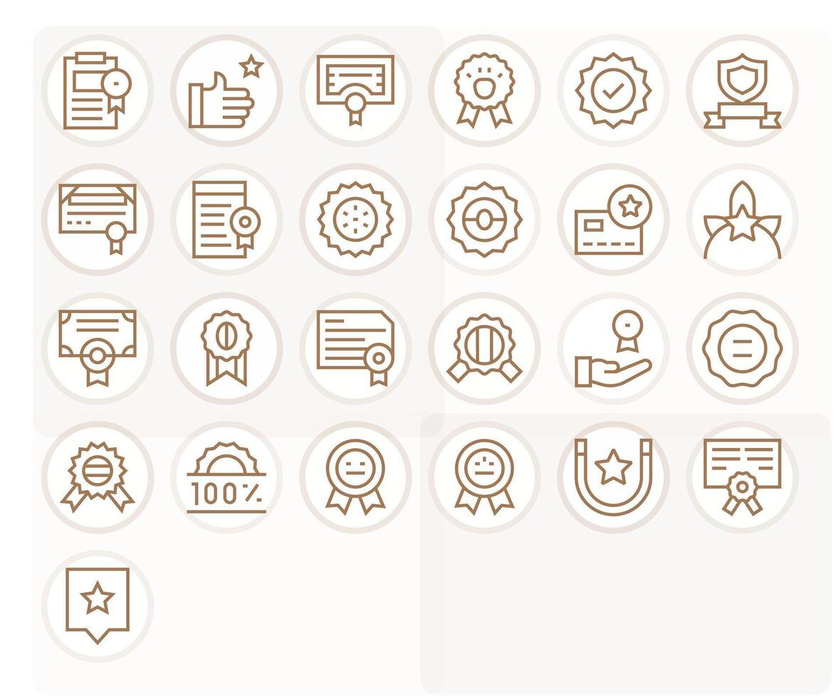 Endorsed Icon Toolkit featuring 25 Display Perfect 256x256 Regular Line elements vector