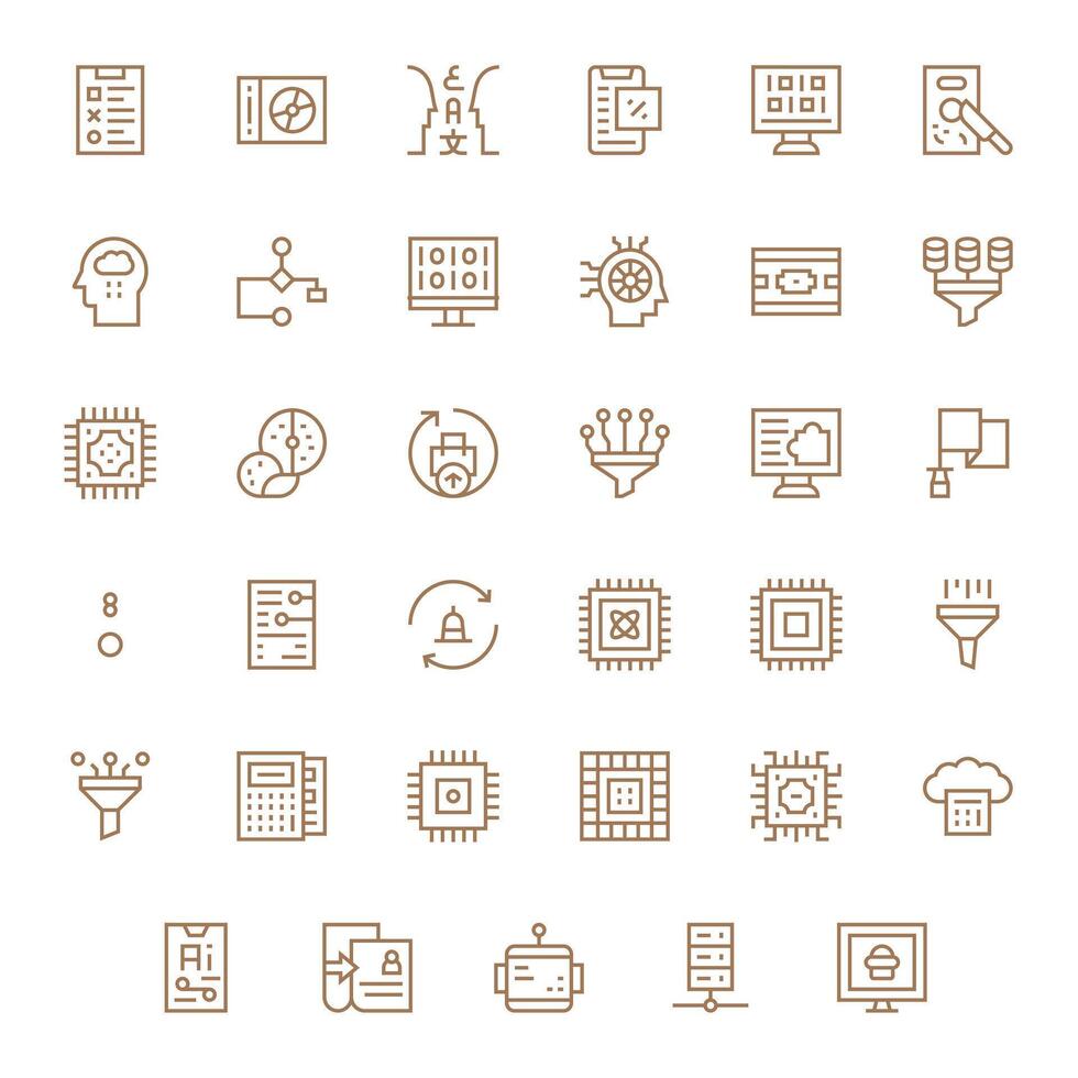 datos Procesando gráficos presentando 35 regular línea píxel optimizado alto resolución diseños vector