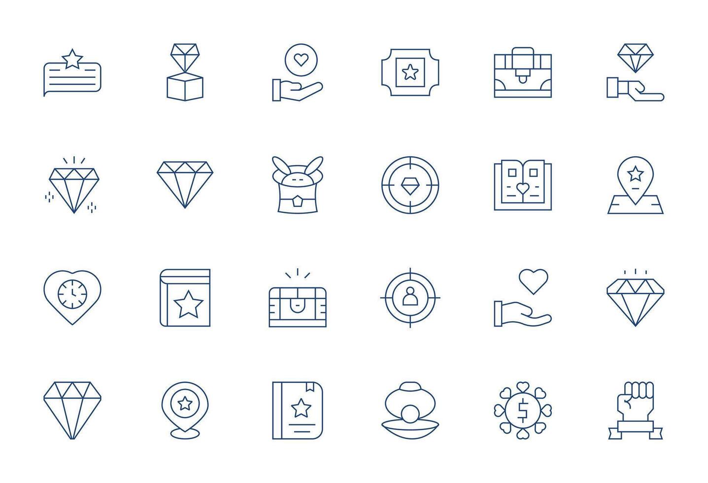 Valuable Professional Set with 24 Thin Line Pixel Aligned Retina Ready Icons vector