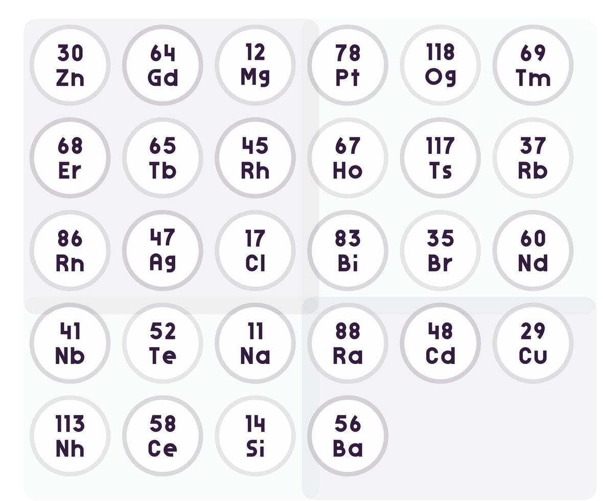atómico número gráficos presentando 28 negrita línea píxel alineado alto resolución diseños vector