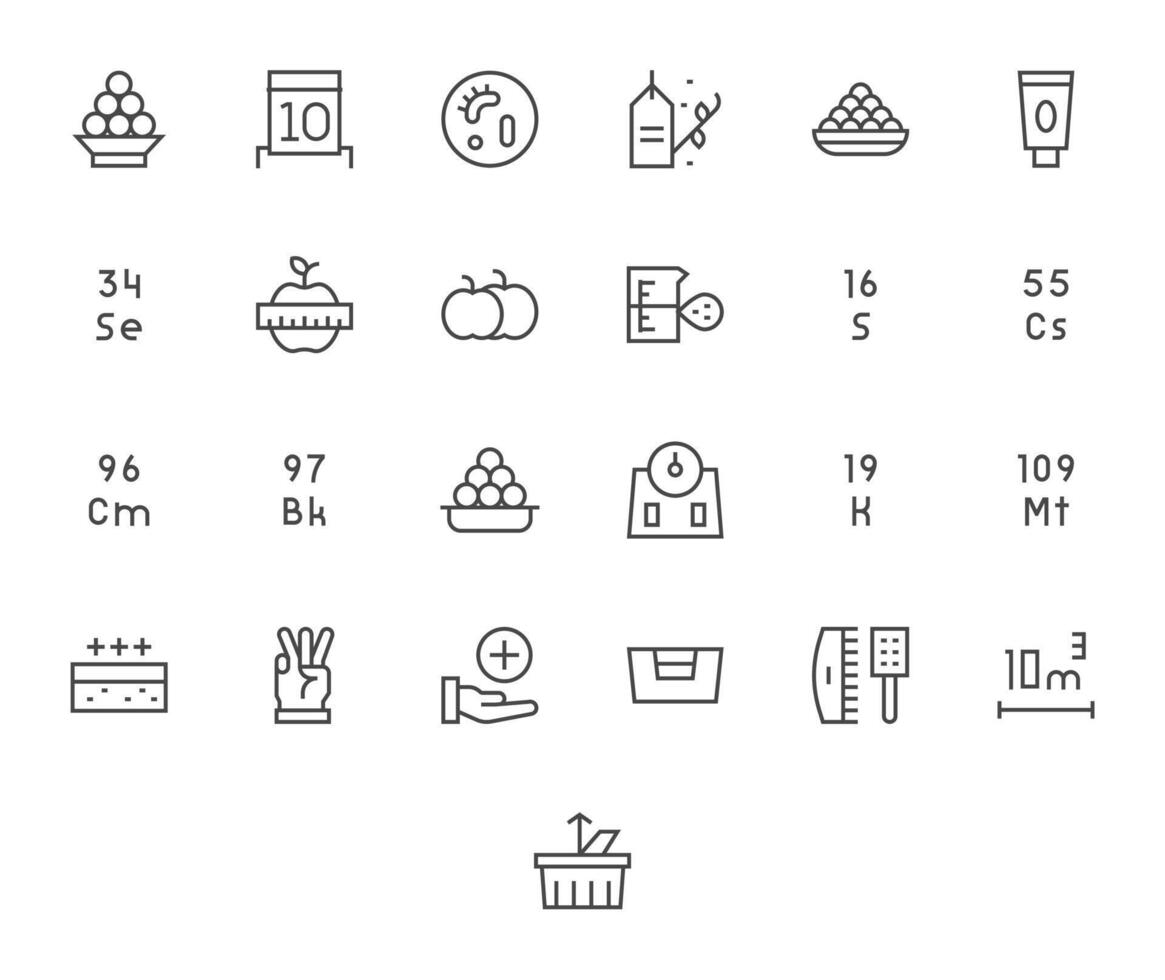 25 Regular Line PIXEL Perfect Icons tailored for Quantity Retina Ready interface vector