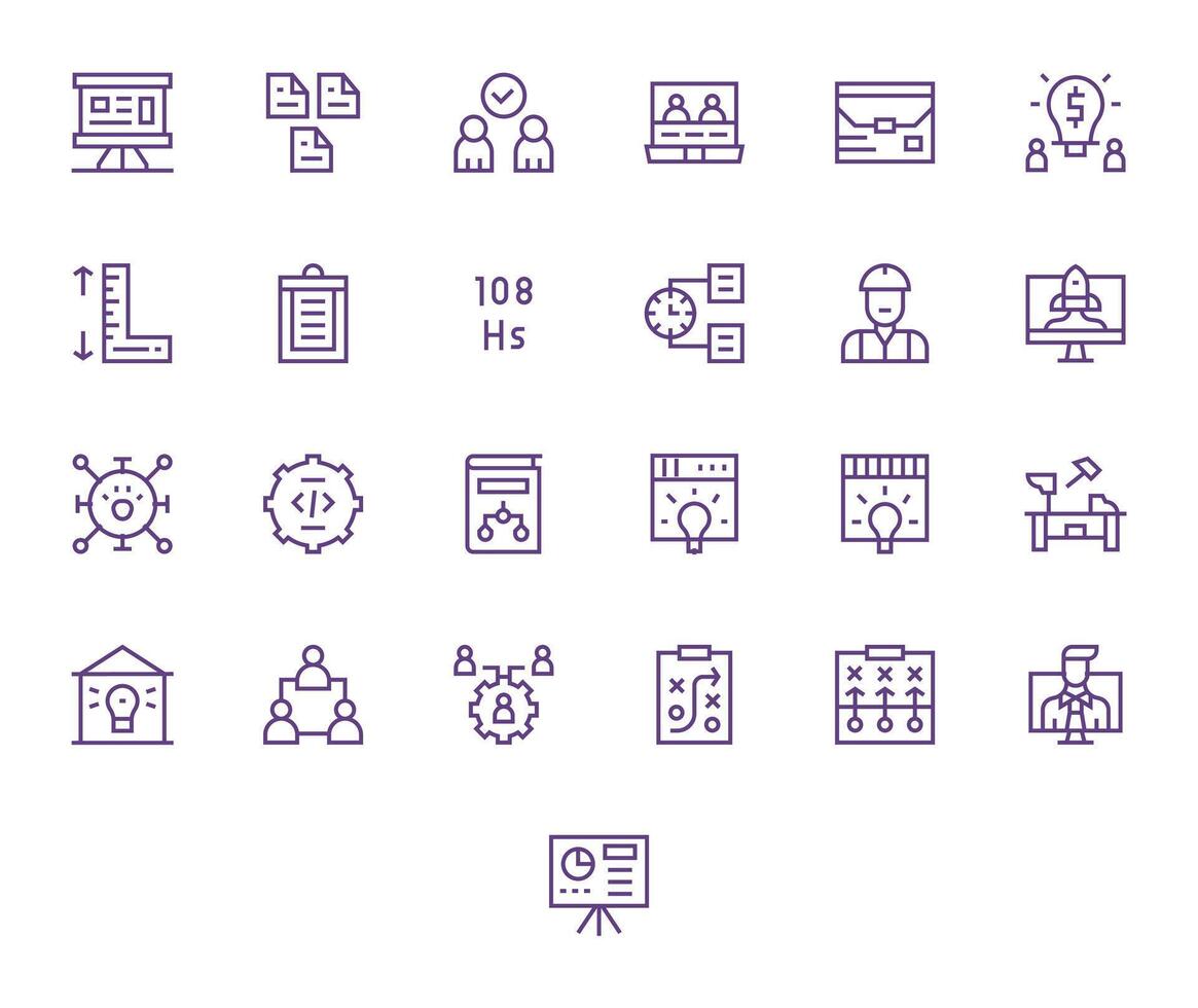 Project Ultimate Package with 25 64x64 Regular Line Pixel Optimized Icons vector