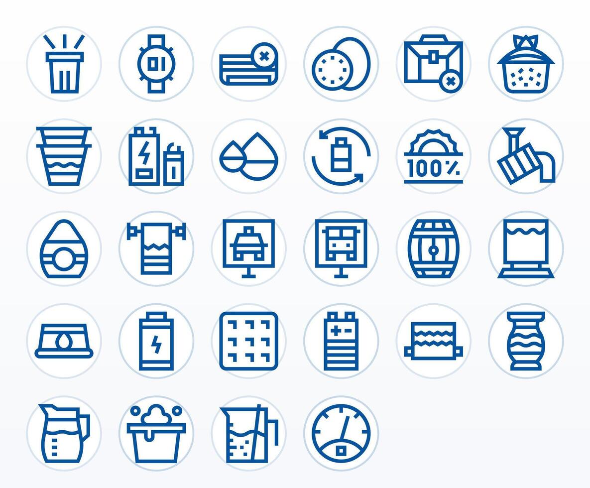 Bold Line PIXEL Perfect Icons from Full Set with 28 High Resolution Icons vector
