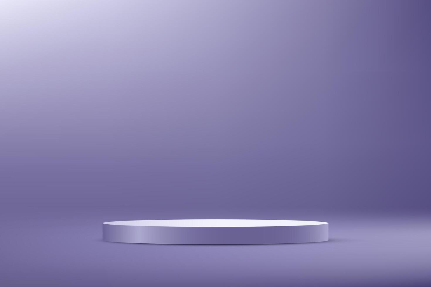 Purple background 3d with white podium Space for selling products on the website. Abstract wallpaper design with copy space to display your products. illustration vector