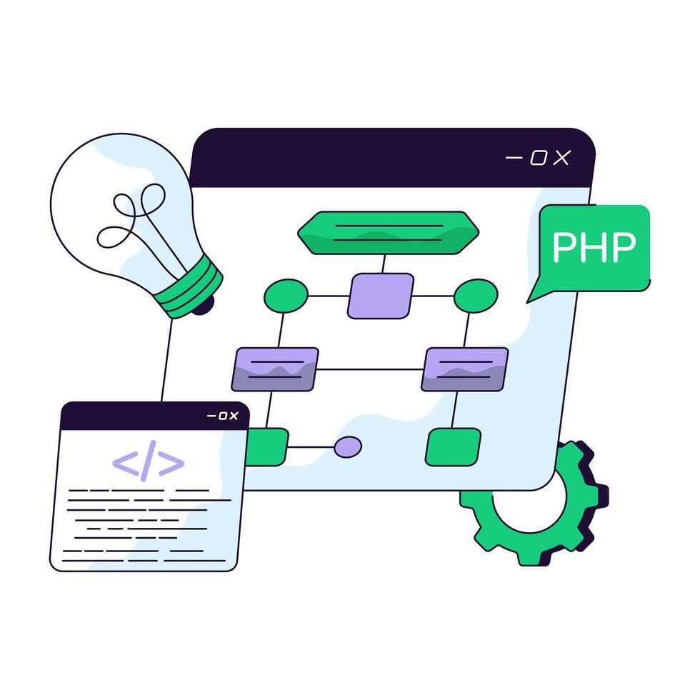 único diseño íconos de web codificación y webiste vector