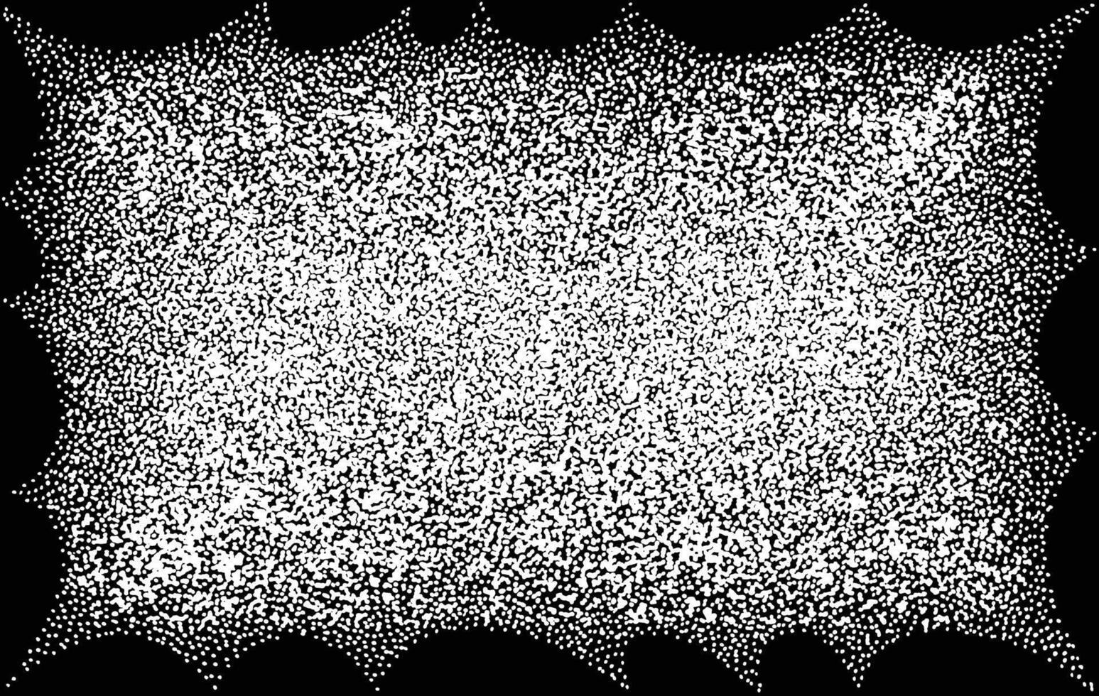 Minimal stipple gradient pattern inspired by Japanese aesthetics. Abstract dot field forming a soft cloud-like shape in monochrome, hand drawn with meditative balance vector