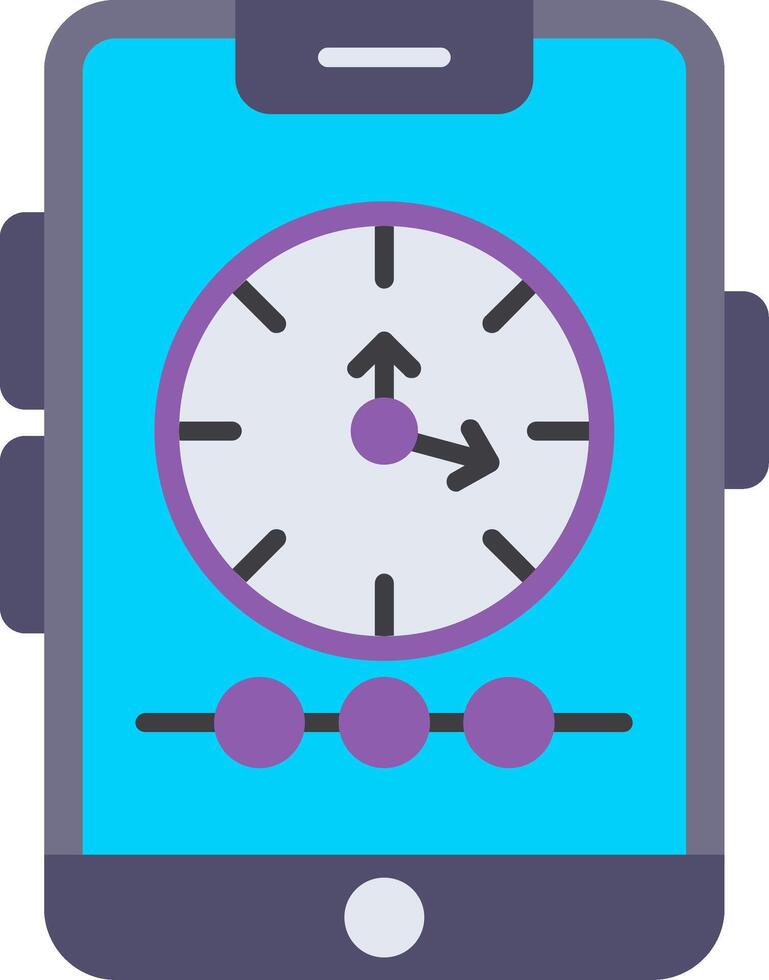 Screen Usage Time Tracker vector