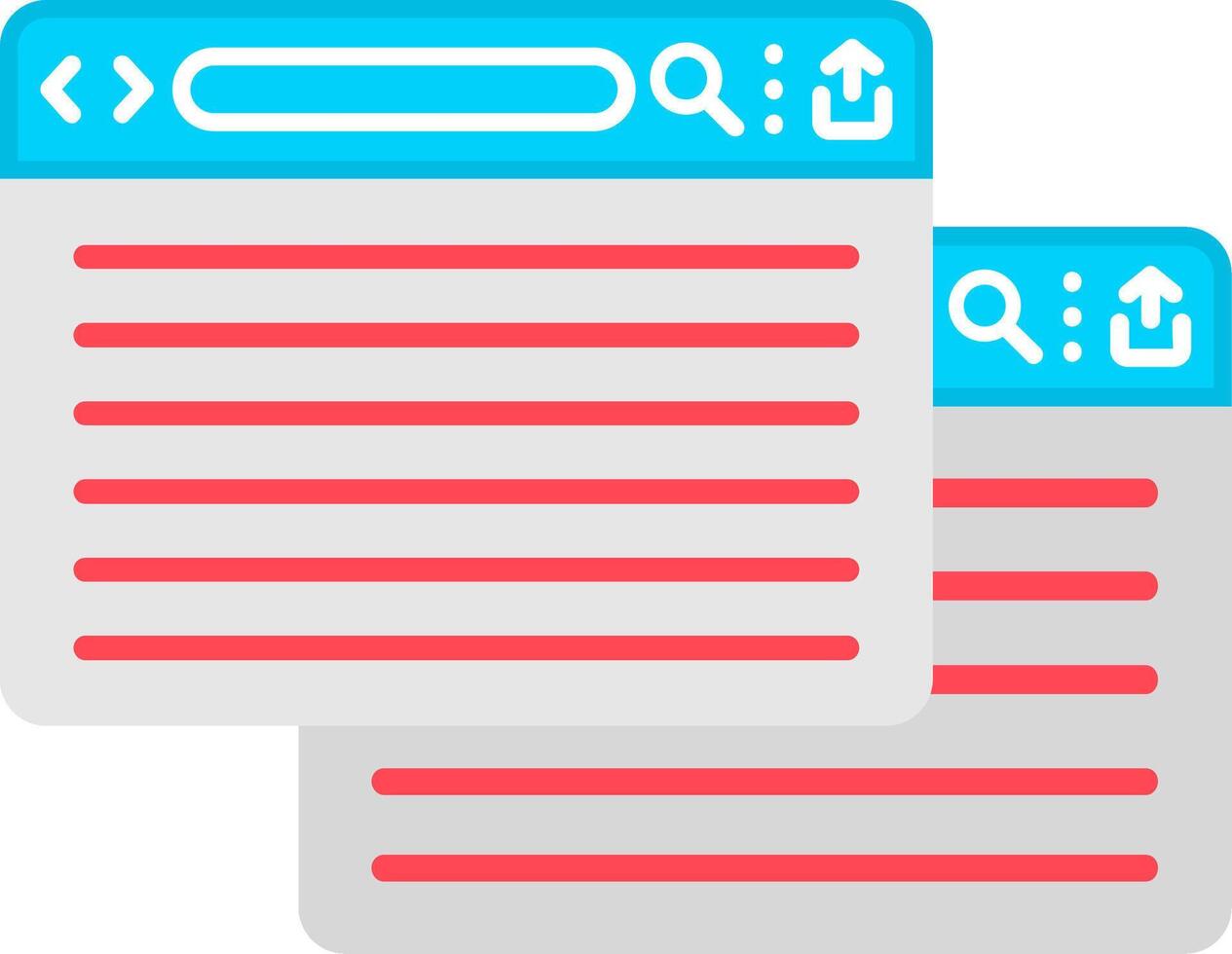 Copy Browser Duplicate Tab vector