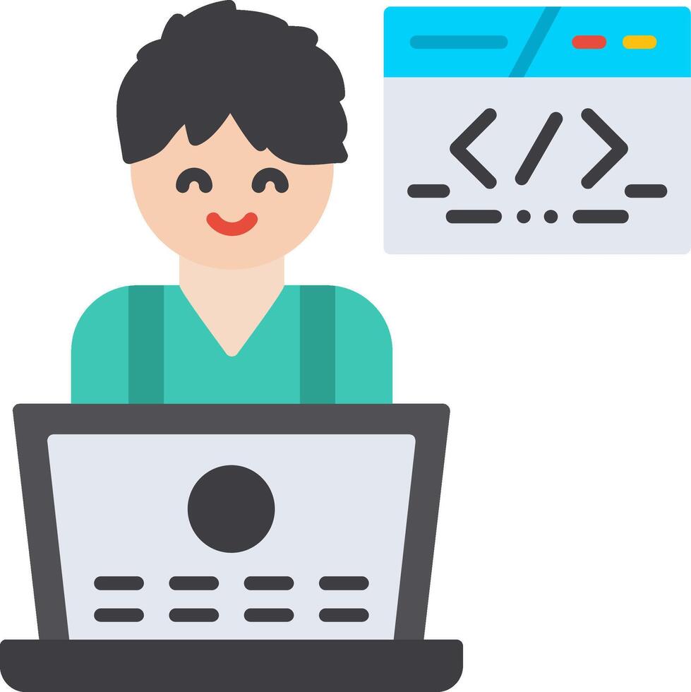 código programa guión archivo vector