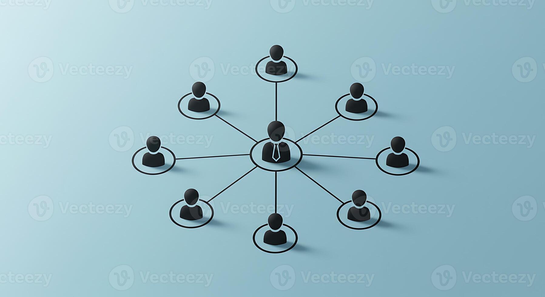 Understanding Organizational Structure and Team Connectivity Visually Represented photo