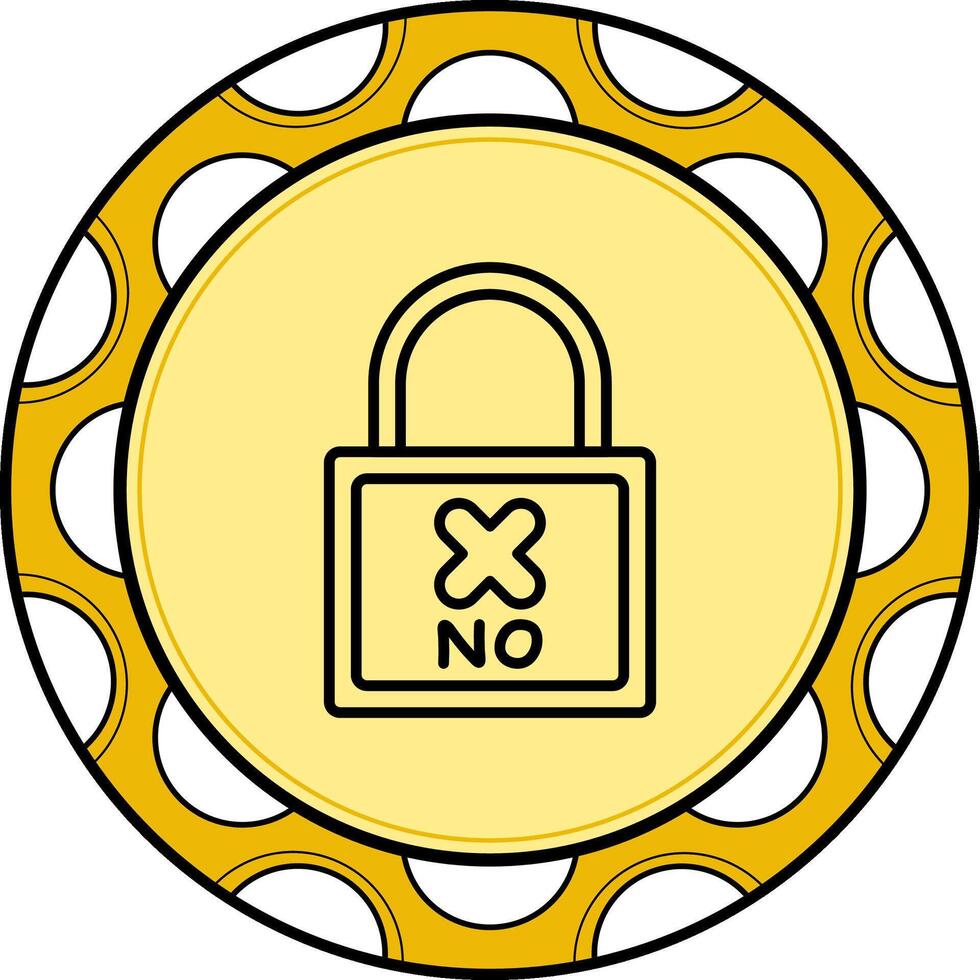 Wrong Padlock High Resolution Graphic Feature vector