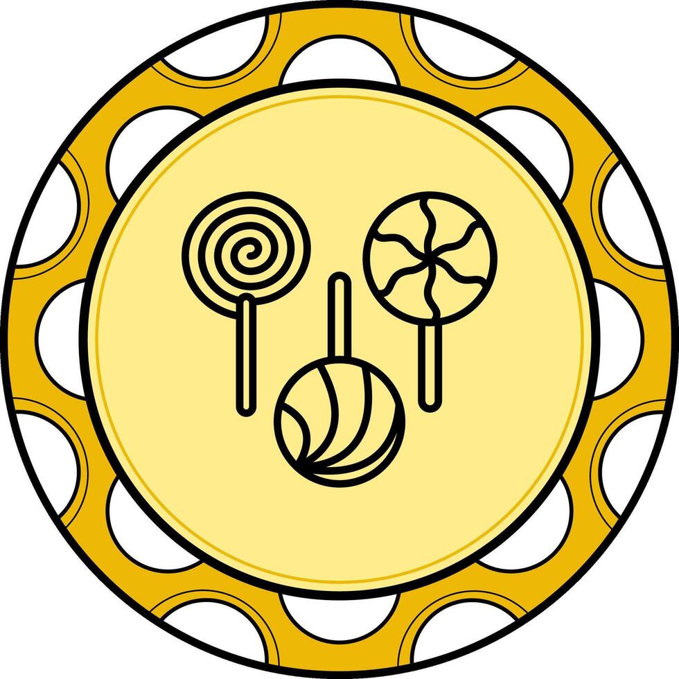 Lollipop Distinct Branding Art Element vector