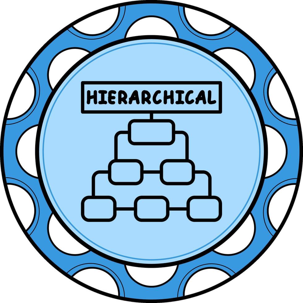 jerárquico equilibrado web gráfico característica vector