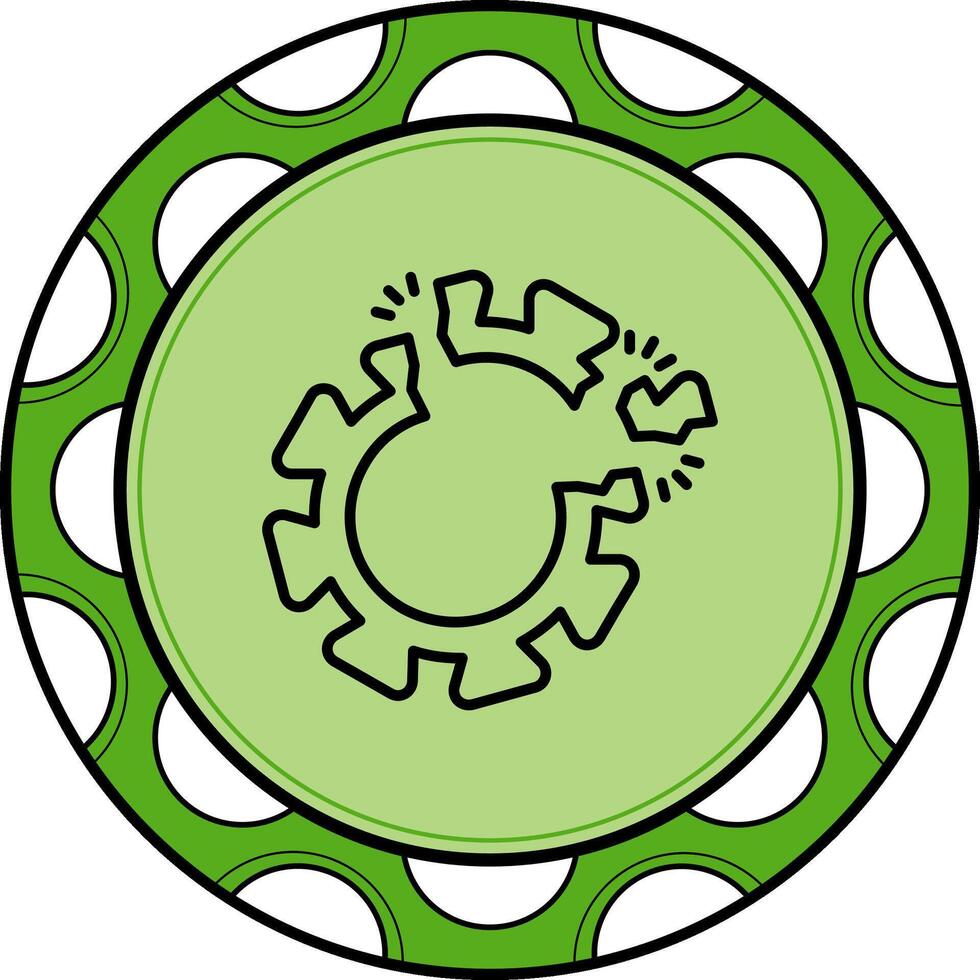 Disruption Stylish UI Design Layout vector