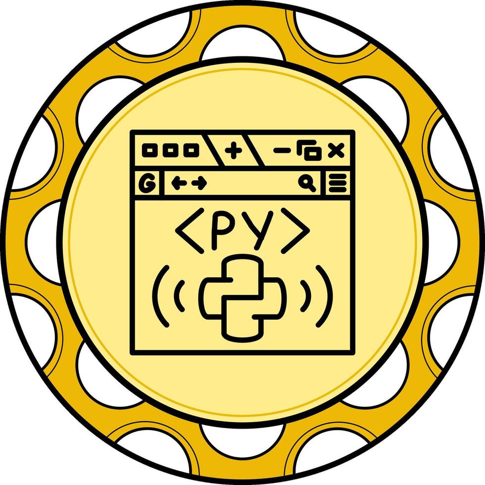 Python Stylish UI Element vector