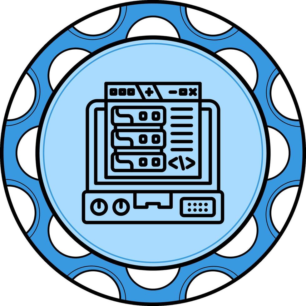 Backend Functional UI Design Asset vector