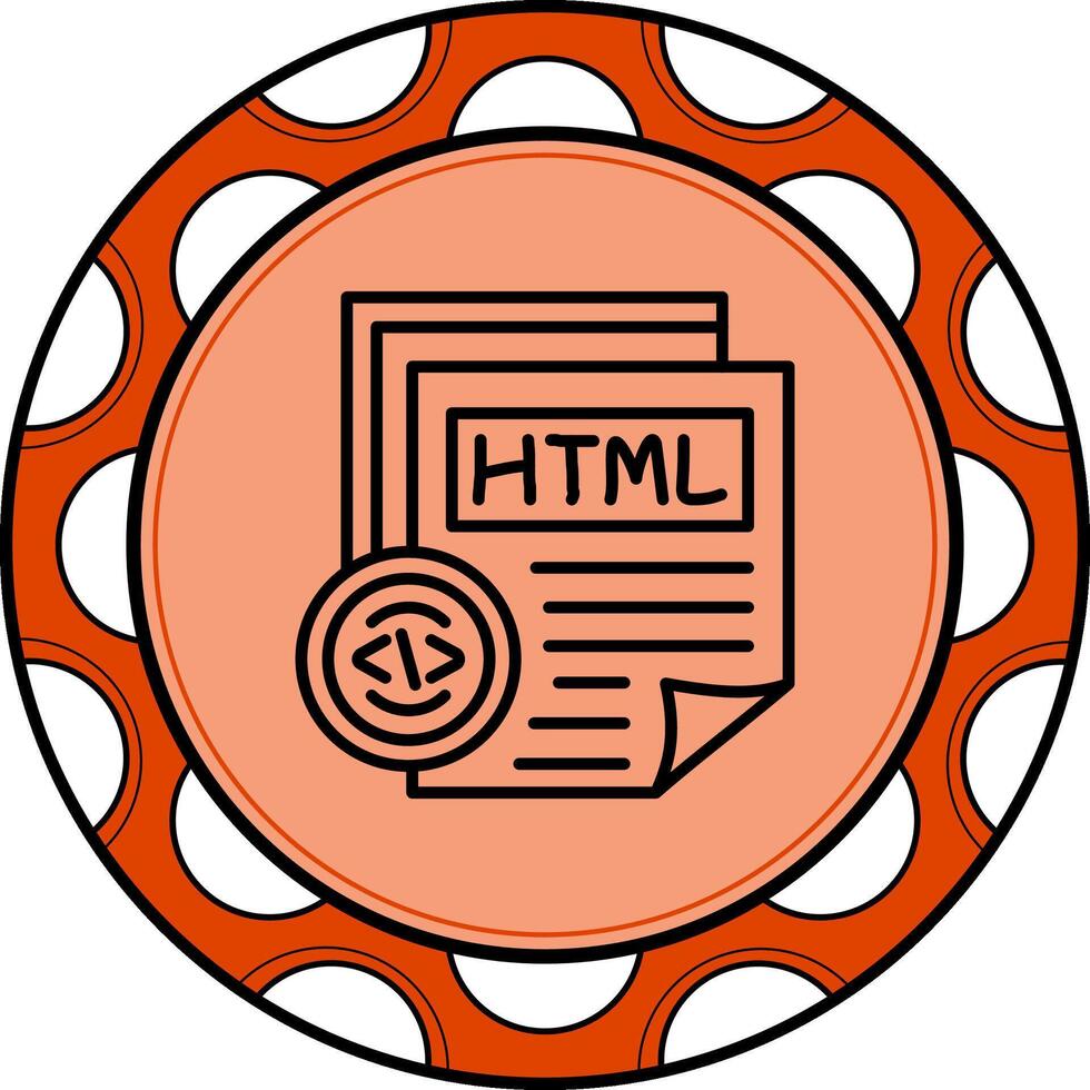 Html File Sophisticated Digital Art Form vector