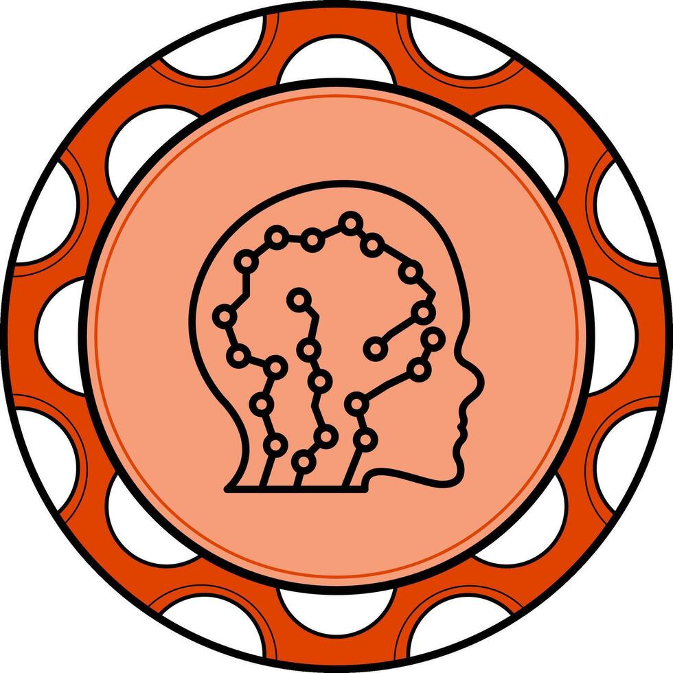 Neural Network Balanced Branding Graphic Layout vector