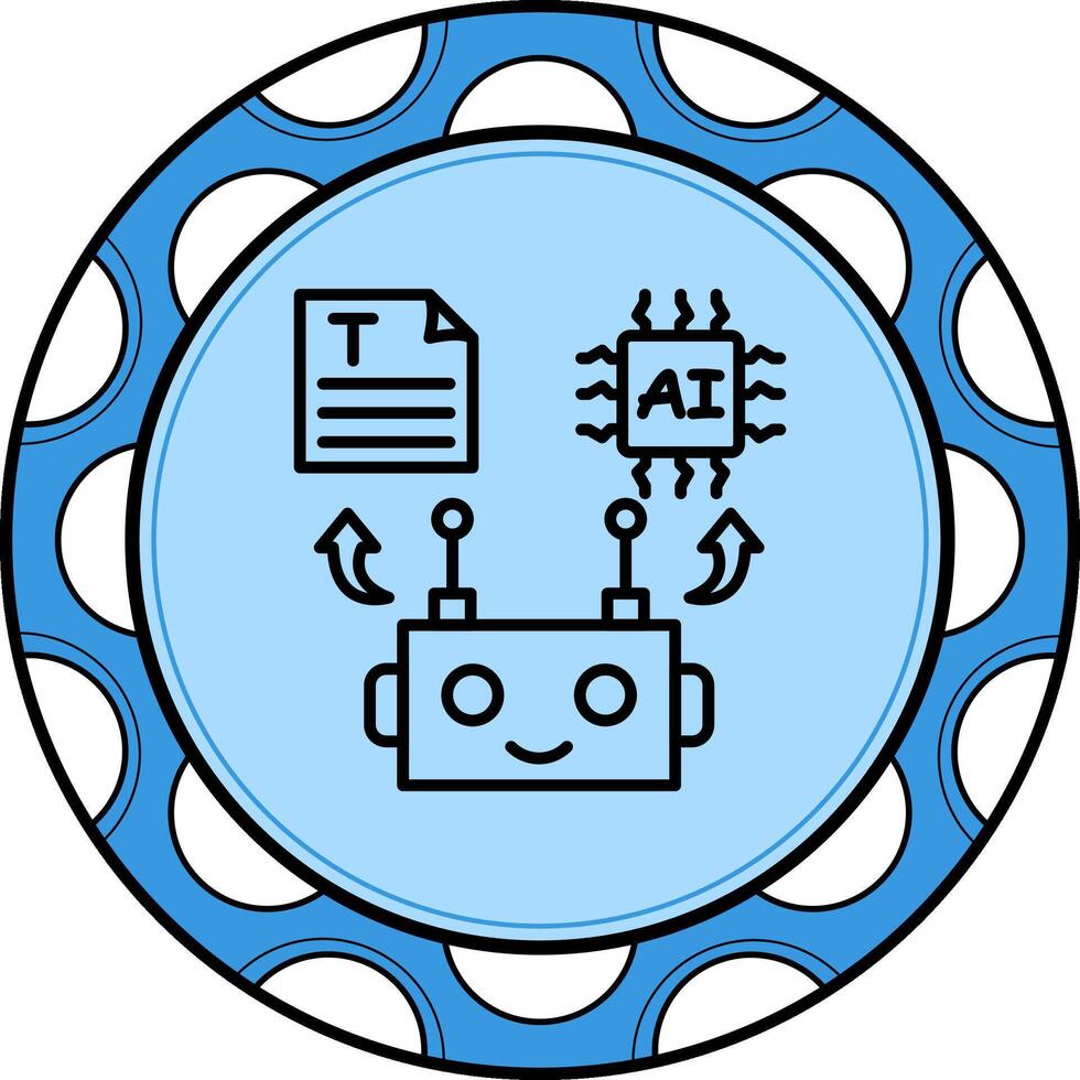 Text Robot High Quality Design Object vector