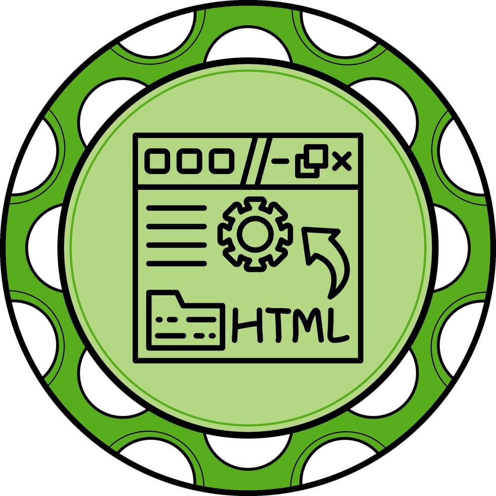 Website Html Refined Creative Object vector