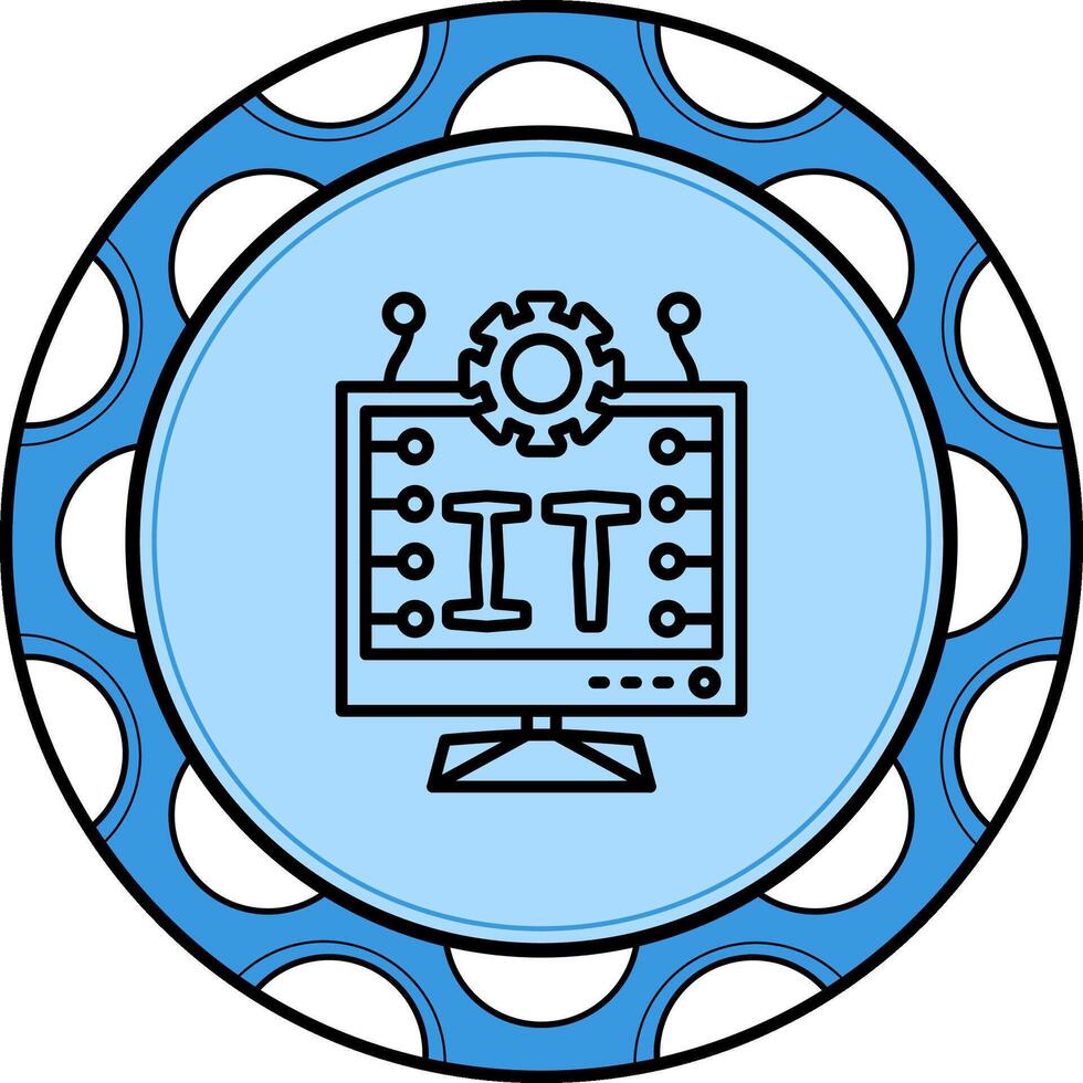 Database Folders Refined Digital Shape vector