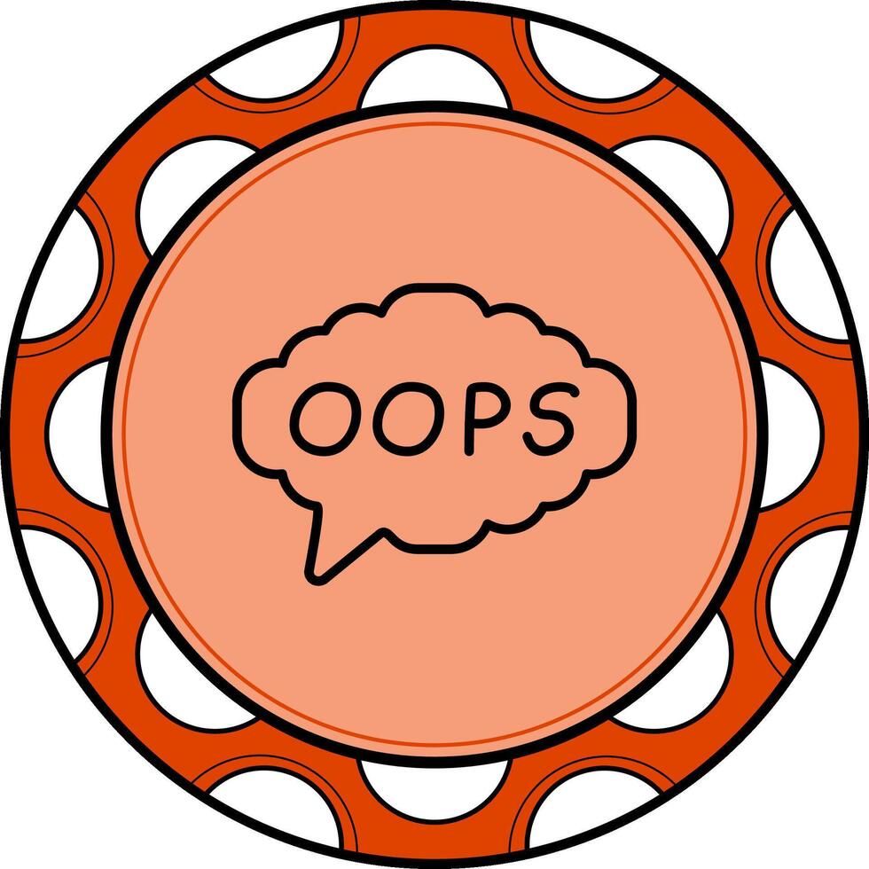Oops Professional Branding Design Element vector
