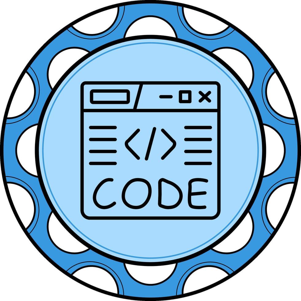 Code Elegant Digital Design Object vector