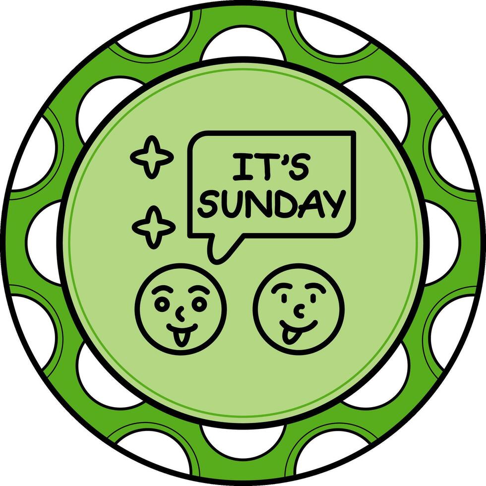 Sunday High Quality Design Element vector