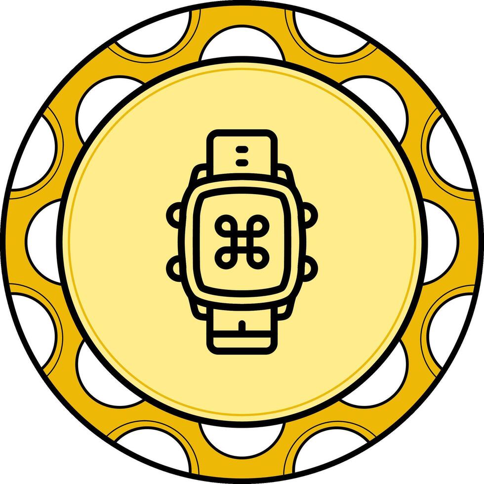 Smart Watch Command Dynamic UI Design Object vector