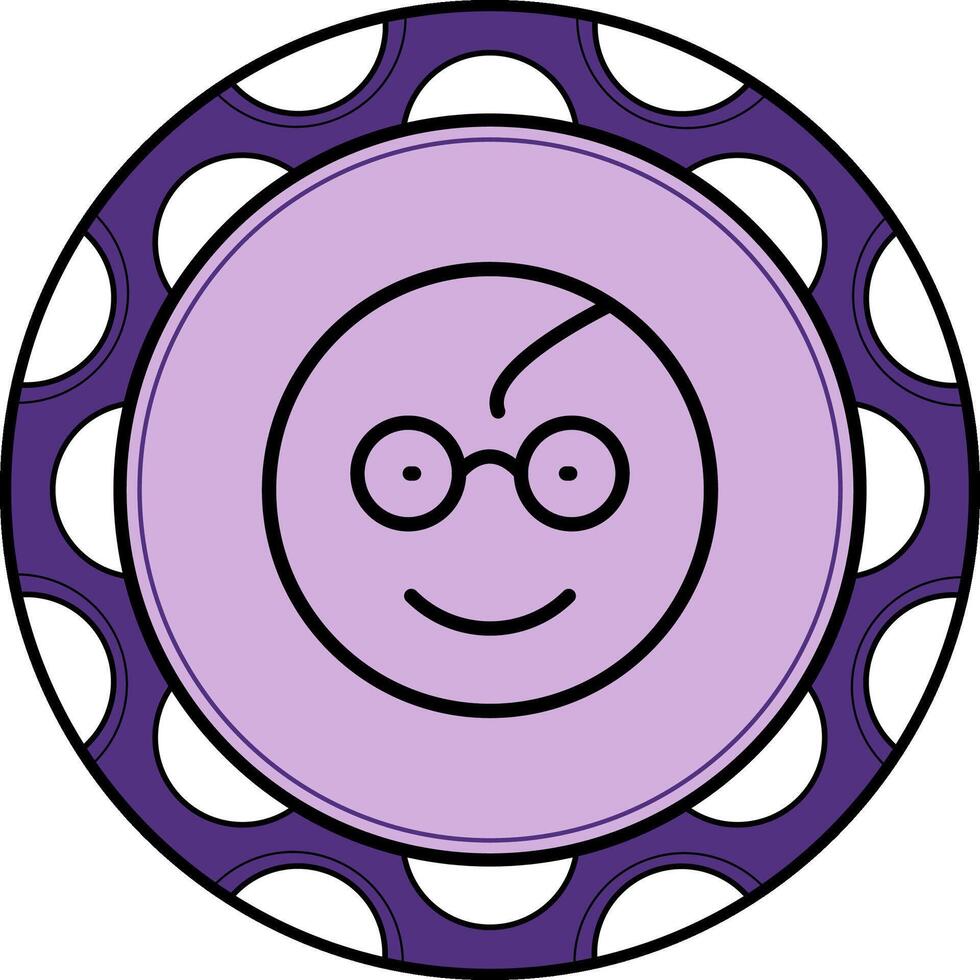 Nerd Stylish UI Design Layout vector