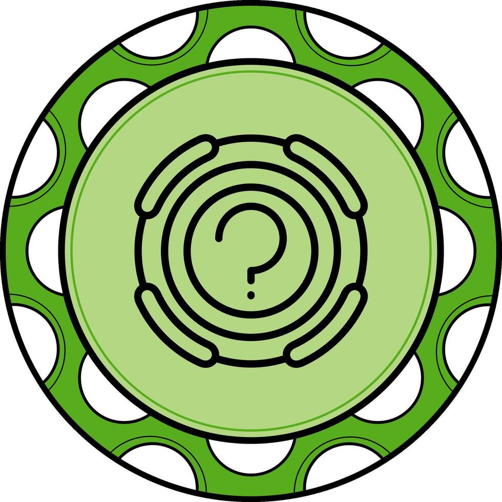 pregunta único digital diseño objeto vector