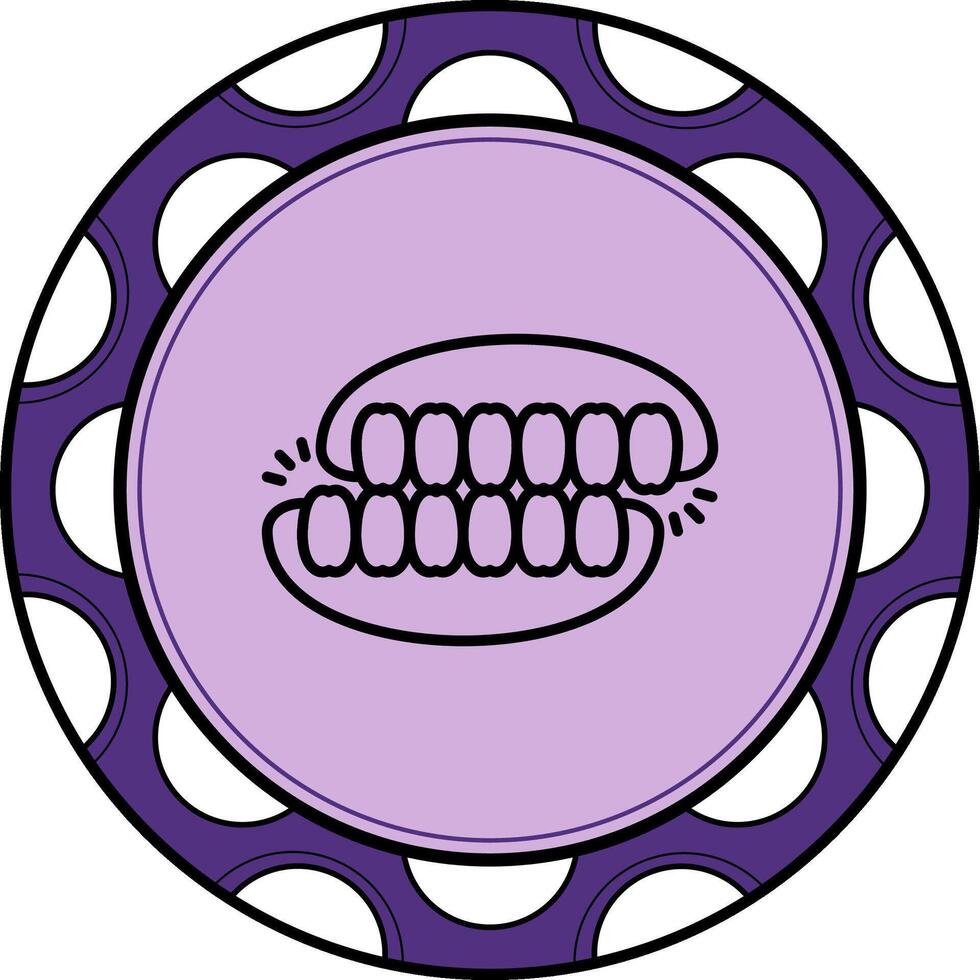 Teeth Grinder Unique Web Design Object vector