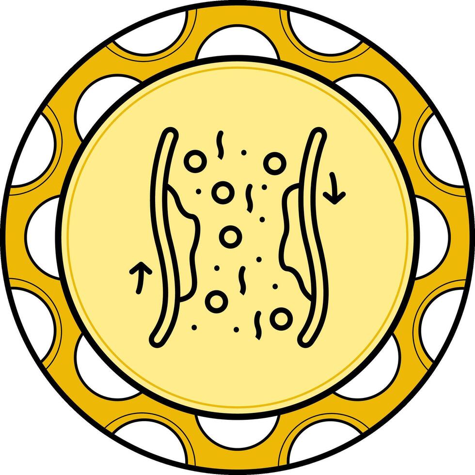 Plaque Buildup Clean Design Object vector