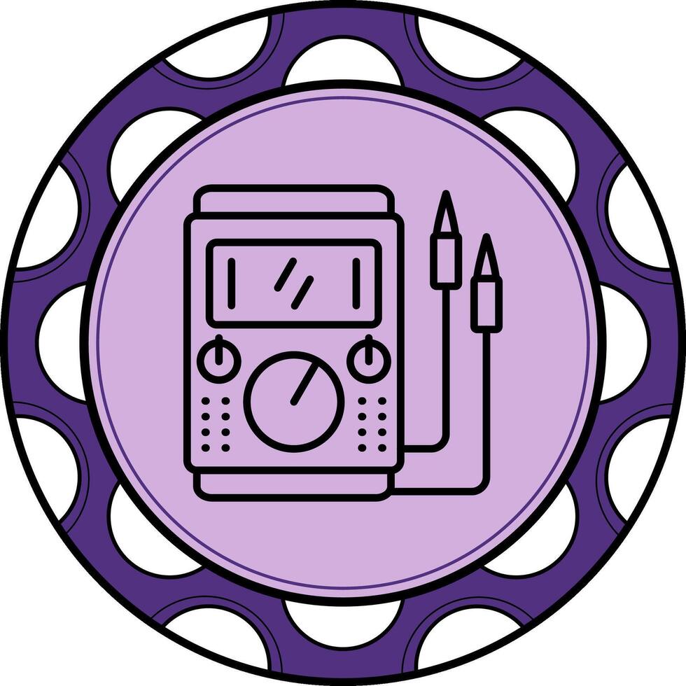 Voltage Tester Elegant Flat Design Object vector
