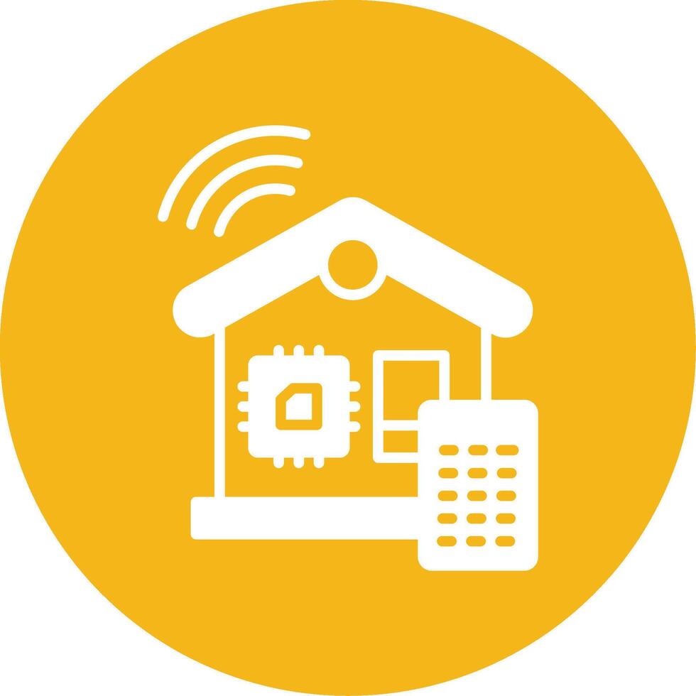 High Speed Processor Glyph Multi Color Circle vector