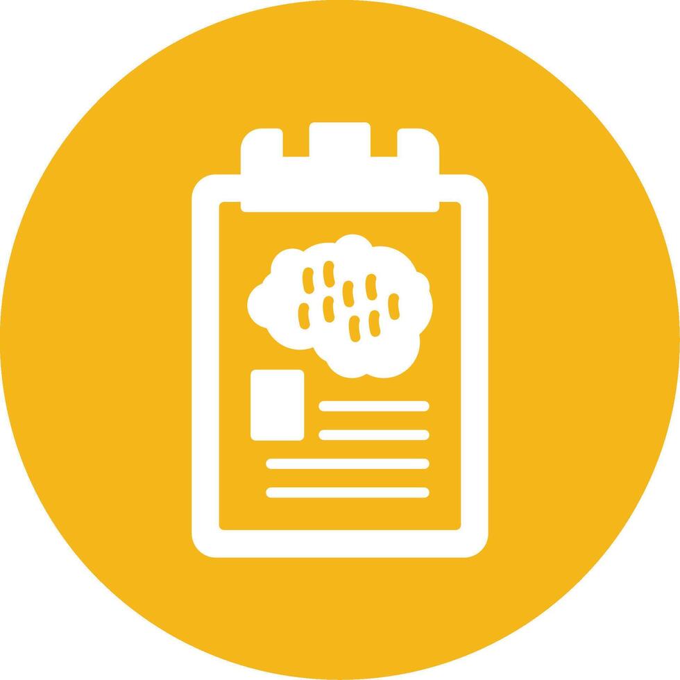 Neurology Brain Science Glyph Multi Color Circle vector